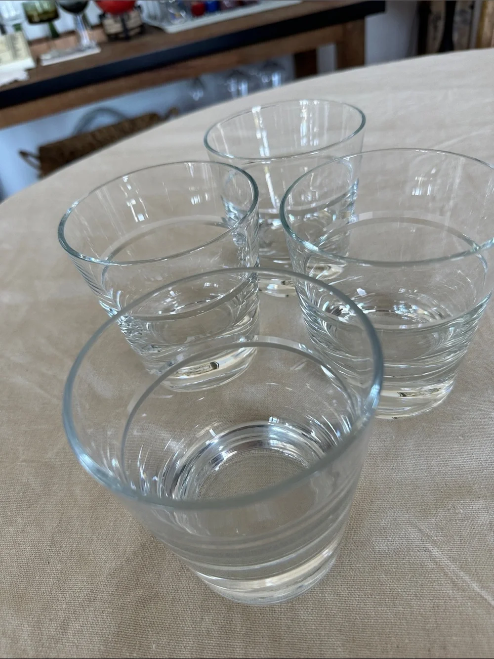 Crate and Barrel S/4 Callaway lowballs